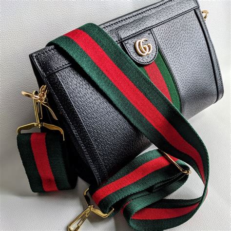 gucci bag black strap|gucci bag strap only.